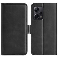 Xiaomi Redmi Note 12 Pro Plus 5G Hoesje - MobyDefend Luxe Wallet Book Case (Sluiting Zijkant) - Zwart