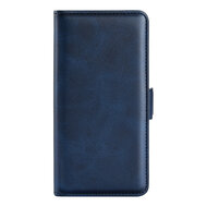 Xiaomi Redmi Note 12 Pro Plus 5G Hoesje - MobyDefend Luxe Wallet Book Case (Sluiting Zijkant) - Blauw