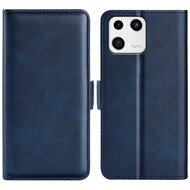 Xiaomi 13 Hoesje - MobyDefend Luxe Wallet Book Case (Sluiting Zijkant) - Blauw