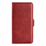 Motorola Moto G73 Hoesje - MobyDefend Luxe Wallet Book Case (Sluiting Zijkant) - Rood