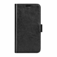 Motorola Moto G73 Hoesje - MobyDefend Wallet Book Case (Sluiting Achterkant) - Zwart