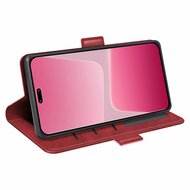 Xiaomi 13 Lite Hoesje - MobyDefend Luxe Wallet Book Case (Sluiting Zijkant) - Rood