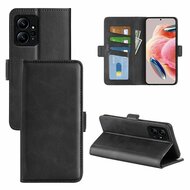 Xiaomi Redmi Note 12 4G Hoesje - MobyDefend Luxe Wallet Book Case (Sluiting Zijkant) - Zwart