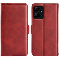 Xiaomi Redmi Note 12 4G Hoesje - MobyDefend Luxe Wallet Book Case (Sluiting Zijkant) - Rood