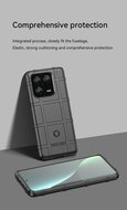 Xiaomi 13 Pro Hoesje - Mobydefend Rugged Shield TPU Backcover - Zwart