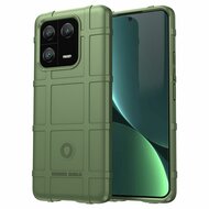 Xiaomi 13 Pro Hoesje - Mobydefend Rugged Shield TPU Backcover - Groen