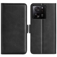 Xiaomi 13T / 13T Pro Hoesje - MobyDefend Luxe Wallet Book Case (Sluiting Zijkant) - Zwart