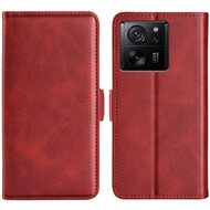 Xiaomi 13T / 13T Pro Hoesje - MobyDefend Luxe Wallet Book Case (Sluiting Zijkant) - Rood