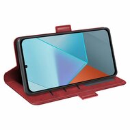 Xiaomi Redmi Note 13 Pro 5G Hoesje, MobyDefend Luxe Wallet Book Case (Sluiting Zijkant), Rood