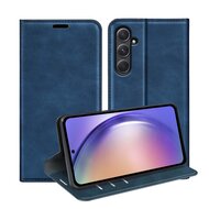 Samsung Galaxy A55 hoesje - Luxe Wallet Bookcase (Magnetische Sluiting) - Blauw