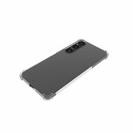 Sony Xperia 1 VI Hoesje, MobyDefend Transparante Shockproof TPU Gelcase, Verstevigde Hoeken, Volledig Doorzichtig