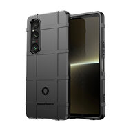 Sony Xperia 1 VI Hoesje - Mobydefend Rugged Shield TPU Backcover - Zwart