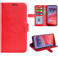 Motorola Edge 50 Pro Hoesje - MobyDefend Wallet Book Case (Sluiting Achterkant) - Rood