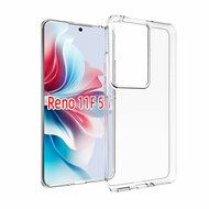 Oppo Reno 11F Hoesje - MobyDefend Transparante TPU Backcover - Volledig Doorzichtig