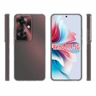 Oppo Reno 11F Hoesje - MobyDefend Transparante TPU Backcover - Volledig Doorzichtig