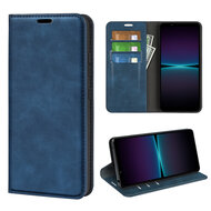 Sony Xperia 1 VI Hoesje - Luxe Wallet Bookcase (Magnetische Sluiting) - Blauw