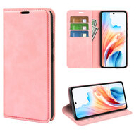 Oppo A79 / OnePlus Nord N30 SE Hoesje - Luxe Wallet Bookcase (Magnetische Sluiting) - Roze