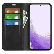 Samsung Galaxy S23 Hoesje - Luxe Wallet Bookcase (Magnetische Sluiting) - Zwart