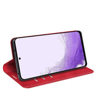 Samsung Galaxy S23 Hoesje - Luxe Wallet Bookcase (Magnetische Sluiting) - Rood