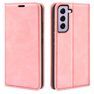 Samsung Galaxy S23 Hoesje - Luxe Wallet Bookcase (Magnetische Sluiting) - Roze