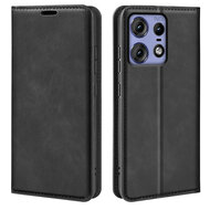 Motorola Edge 50 Pro Hoesje - Luxe Wallet Bookcase (Magnetische Sluiting) - Zwart