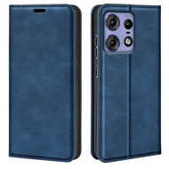 Motorola Edge 50 Pro Hoesje - Luxe Wallet Bookcase (Magnetische Sluiting) - Blauw