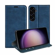 Samsung Galaxy S23 FE Hoesje - Luxe Wallet Bookcase (Magnetische Sluiting) - Blauw