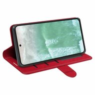 Oppo Reno 11F Hoesje - MobyDefend Wallet Book Case (Sluiting Achterkant) - Rood