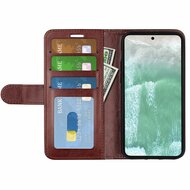 Oppo Reno 11F Hoesje - MobyDefend Wallet Book Case (Sluiting Achterkant) - Bruin