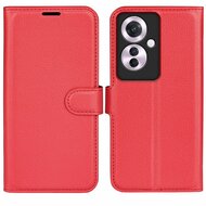 Oppo Reno 11F Hoesje - MobyDefend Kunstleren Wallet Book Case (Sluiting Voorkant) - Rood