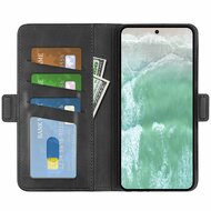 Oppo Reno 11F Hoesje - MobyDefend Luxe Wallet Book Case (Sluiting Zijkant) - Zwart