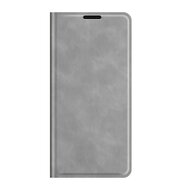 iPhone 13 Hoesje - Luxe Wallet Bookcase (Magnetische Sluiting) - Grijs