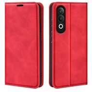 OnePlus Nord CE 4 Hoesje - Luxe Wallet Bookcase (Magnetische Sluiting) - Rood