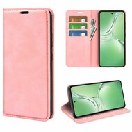 OnePlus Nord CE 4 Hoesje - Luxe Wallet Bookcase (Magnetische Sluiting) - Roze