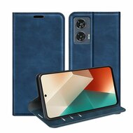 Motorola Edge 50 Fusion Hoesje - Luxe Wallet Bookcase (Magnetische Sluiting) - Blauw