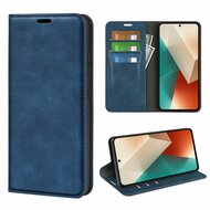 Motorola Edge 50 Fusion Hoesje - Luxe Wallet Bookcase (Magnetische Sluiting) - Blauw