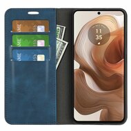 Motorola Edge 50 Ultra Hoesje - Luxe Wallet Bookcase (Magnetische Sluiting) - Blauw