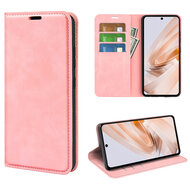 Xiaomi Redmi 13 4G Hoesje - Luxe Wallet Bookcase (Magnetische Sluiting) - Roze