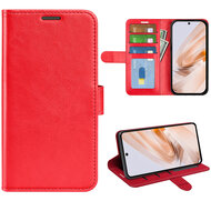 Xiaomi Redmi 13 4G Hoesje - MobyDefend Wallet Book Case (Sluiting Achterkant) - Rood