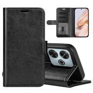 Xiaomi Redmi 13 4G Hoesje - MobyDefend Wallet Book Case (Sluiting Achterkant) - Zwart