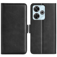 Xiaomi Redmi 13 4G Hoesje - MobyDefend Luxe Wallet Book Case (Sluiting Zijkant) - Zwart