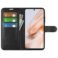 Xiaomi Redmi 13 4G Hoesje - MobyDefend Kunstleren Wallet Book Case (Sluiting Voorkant) - Zwart