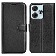 Xiaomi Redmi 13 4G Hoesje - MobyDefend Kunstleren Wallet Book Case (Sluiting Voorkant) - Zwart