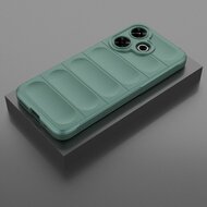 Xiaomi Redmi 13 4G Hoesje - MobyDefend TPU Gripcase - Groen