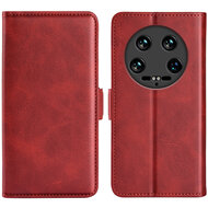 Xiaomi 14 Ultra Hoesje - MobyDefend Luxe Wallet Book Case (Sluiting Zijkant) - Rood