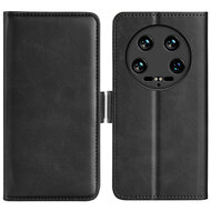 Xiaomi 14 Ultra Hoesje - MobyDefend Luxe Wallet Book Case (Sluiting Zijkant) - Zwart