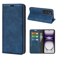 Oppo Reno12 Pro Hoesje - Luxe Wallet Bookcase (Magnetische Sluiting) - Blauw