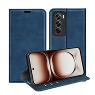 Oppo Reno12 Hoesje - Luxe Wallet Bookcase (Magnetische Sluiting) - Blauw