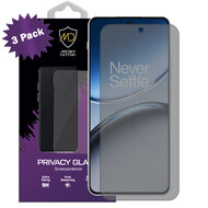 3-Pack MobyDefend OnePlus Nord 4 Screenprotectors - Matte Privacy Glass Screensavers