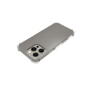 iPhone 16 Pro Max Hoesje - MobyDefend Transparante Shockproof TPU Backcover - Verstevigde Hoeken - Volledig Doorzichtig